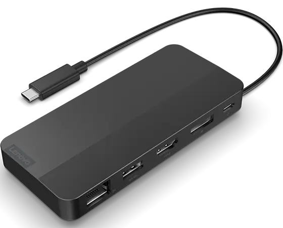 Lenovo USB-C Dual Display Travel Dock without Adapter (40B90000US)