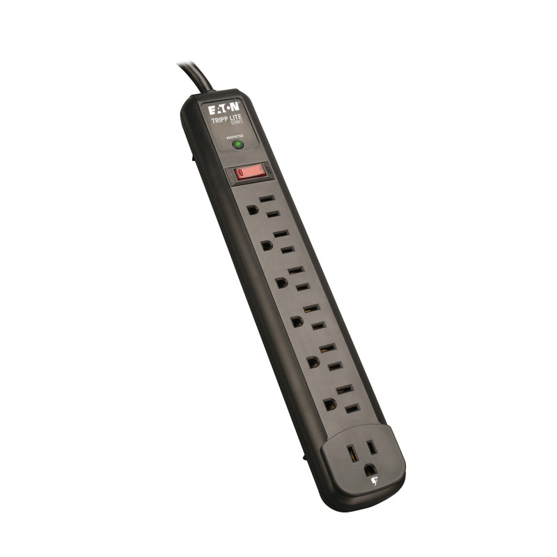 Tripp Lite series Protect It! 7-Outlet Surge Protector (TLP74RB)