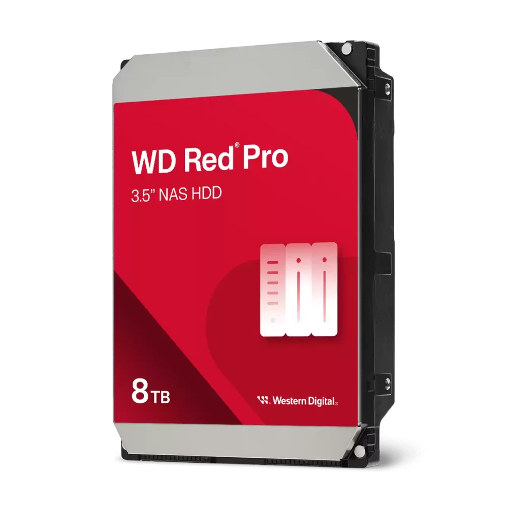 WD Red Pro 8TB 7200RPM 256MB Cache SATA 6Gb/s 3.5" NAS HDD Hard Drive (WD8005FFBX)