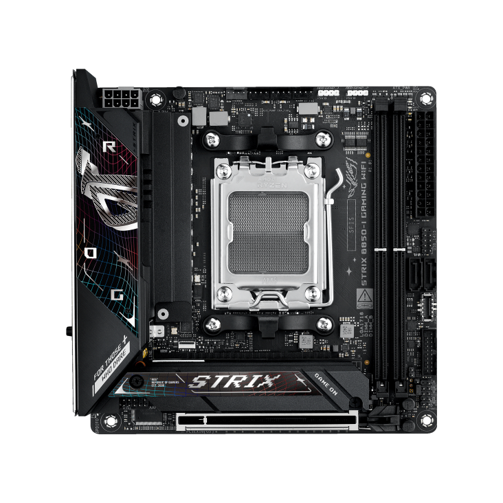ASUS ROG Strix B850-I Gaming WiFi AM5 ATX AMD B850 2xDIMM DDR5 2xM.2 USB 20Gbps 2.5Gb LAN Wi-Fi 7+BT Motherboard