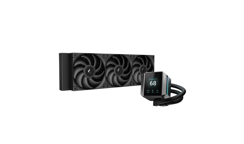 DeepCool MYSTIQUE 360 LCD 360mm AIO Liquid CPU Cooler (R-LX750-BKDSNMP-G-1)