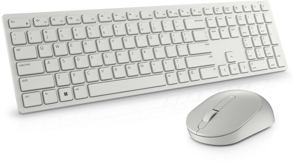 Dell Pro Wireless Keyboard and Mouse - White French Canadian (KM5221W-WH-FRC)