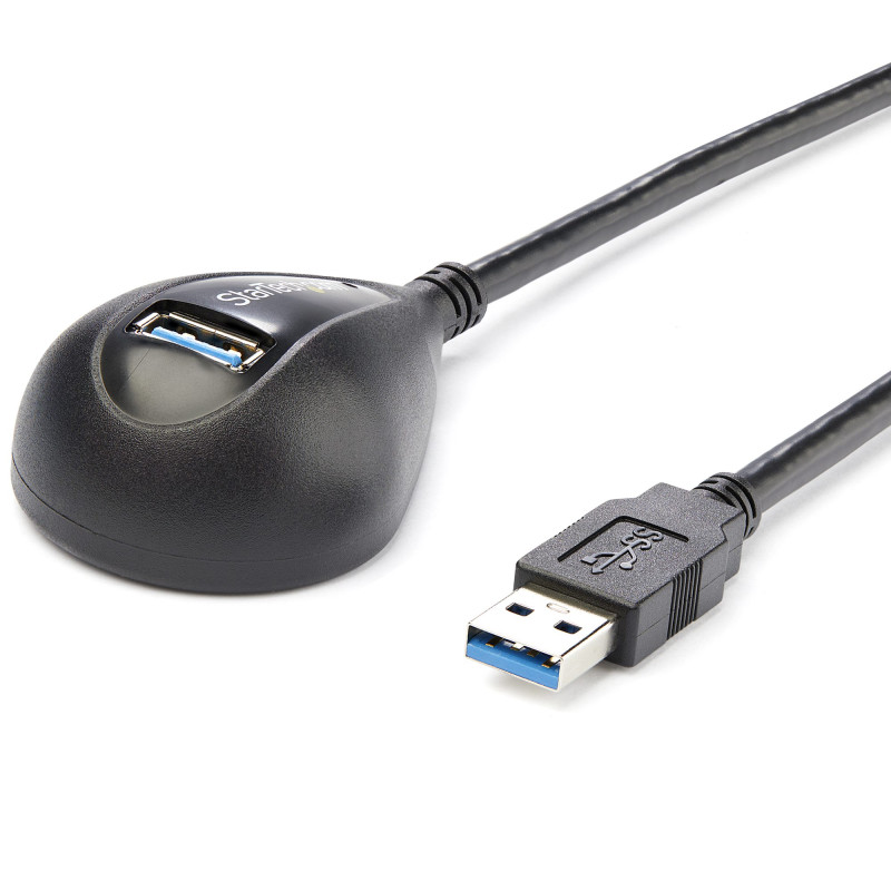 StarTech.com 5 ft Black Desktop SuperSpeed USB 3.0 (5Gbps) Extension Cable - A to A M/F (USB3SEXT5DKB)