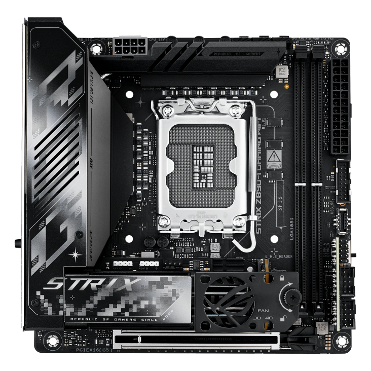ASUS ROG Strix Z890-I Gaming WiFi LGA1851 Mini-ITX Intel Z890 2xDIMM DDR5 2xM.2 Thunderbolt 4 2.5Gb LAN Wi-Fi 7+BT Motherboard