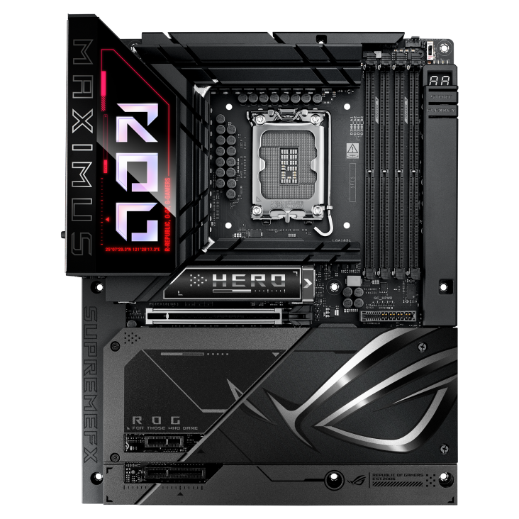 ASUS ROG Maximus Z890 Hero BTF LGA1851 ATX Intel Z890 4xDIMM DDR5 6xM.2 Thunderbolt 4 5Gb+2.5Gb LAN Wi-Fi 7+BT Motherboard