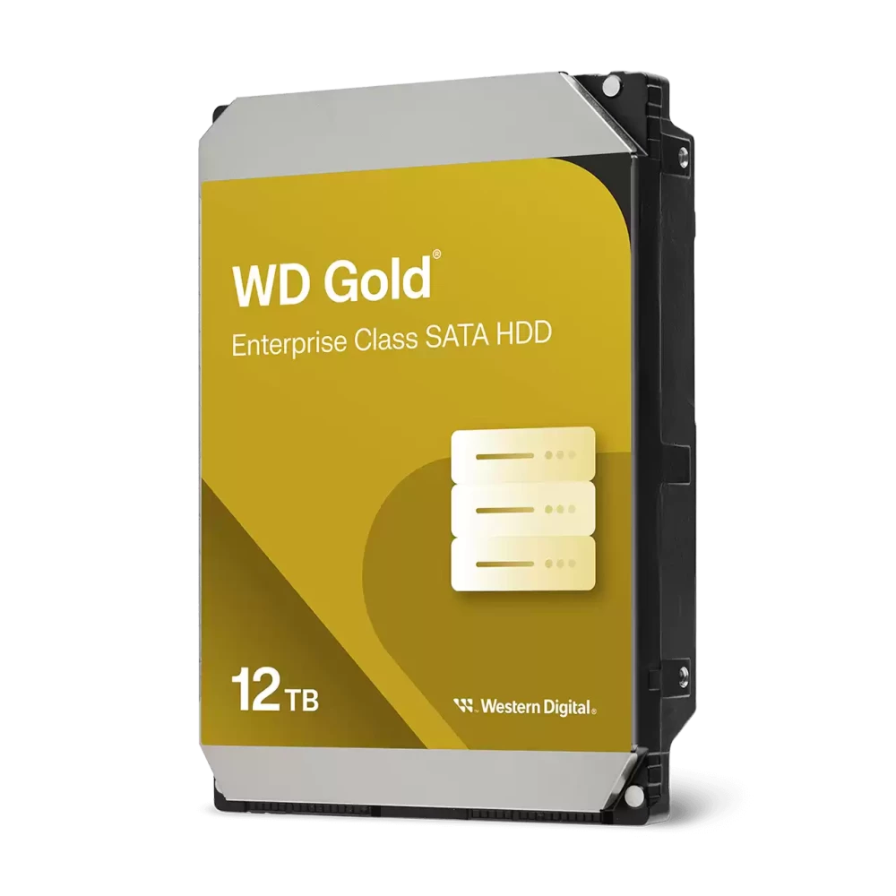 WD Gold 12TB 7200RPM 512MB Cache SATA 6Gb/s 3.5" Enterprise Class HDD Hard Drive (WD121KRYZ)