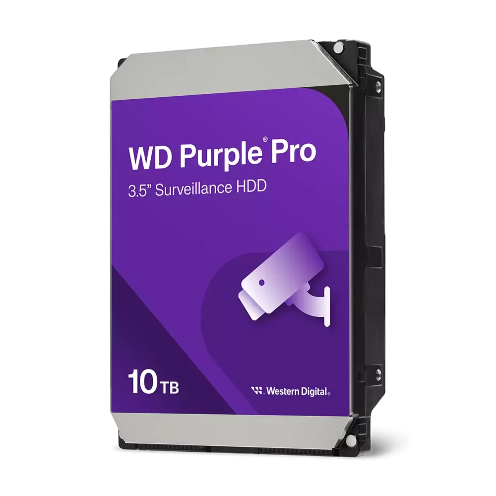 WD Purple Pro 10TB 7200RPM 256MB Cache SATA 6Gb/s 3.5" Surveillance HDD Hard Drive (WD102PURP)