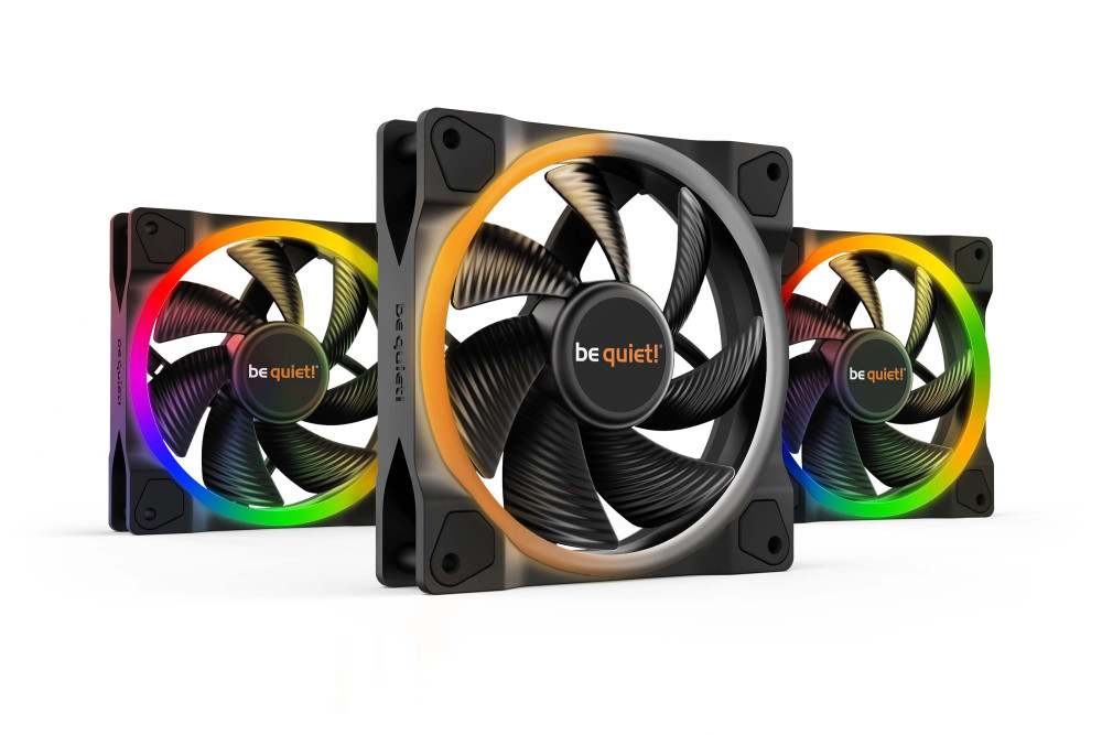 be quiet! Light Wings 120mm PWM 3-Pack ARGB Fans (BL076)