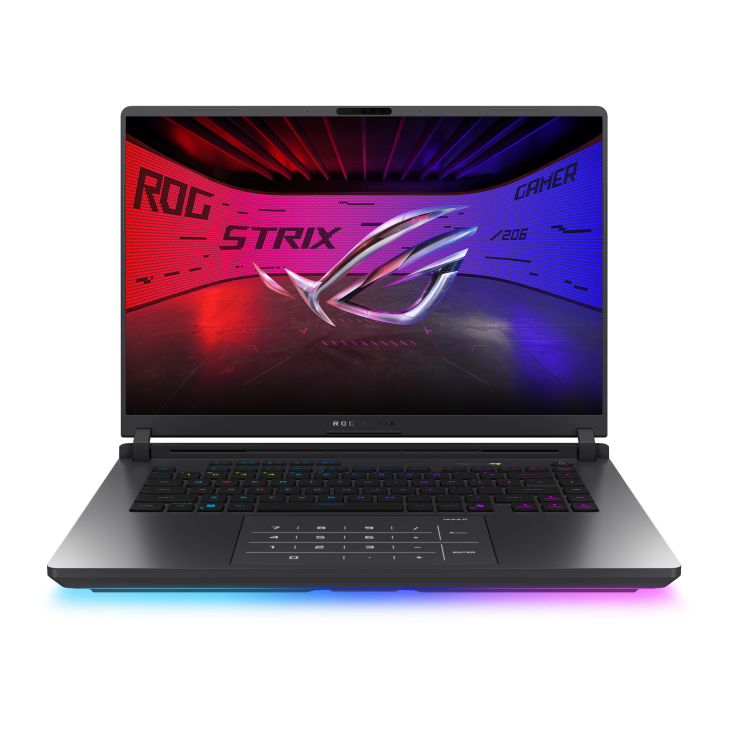 ASUS ROG Strix G16 (2025) G615LR-DS96-CA Eclipse Gray 16.0" WQXGA 2560x1600 240Hz Intel Core Ultra 9-275HX 32GB RAM 1TB SSD NVIDIA GeForce RTX 5070 Ti Laptop 12GB Graphics Win11 Home 1YW/1ADP Backlit RGB English Keyboard Gaming Notebook
