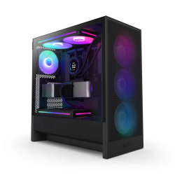 NZXT H5 Flow RGB (2024) Black Tempered Glass ATX Mid-Tower Case (CC-H52FB-R1)