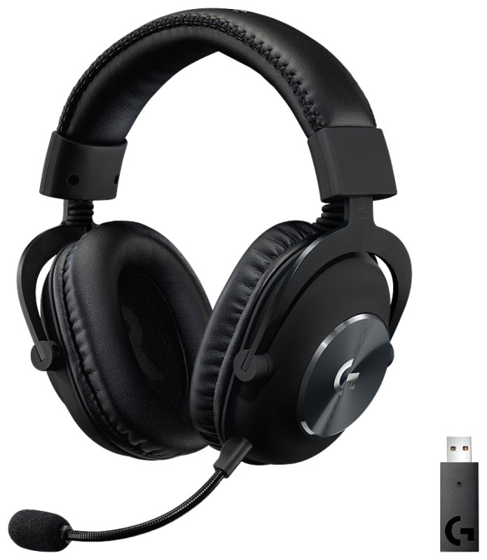 Logitech G PRO X Wireless Gaming Headset with Blue VO!CE (981-000906)
