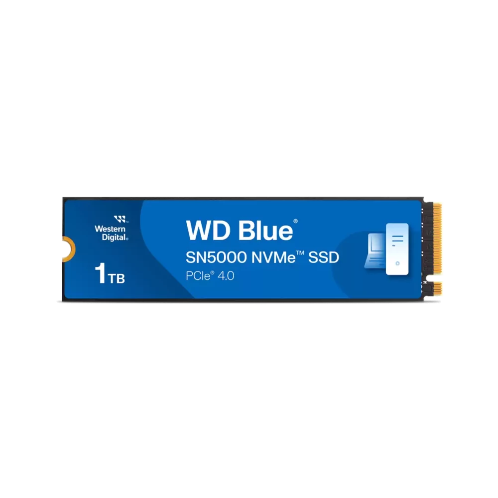 WD Blue SN5000 1TB PCIe 4.0 x4 NVMe M.2 80mm SSD (WDS100T4B0E)