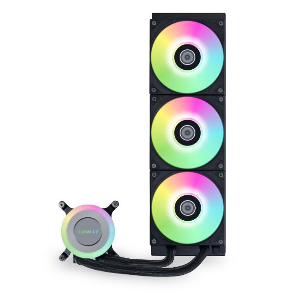 Lian Li GA II Lite Black RGB 360mm AIO Liquid CPU Cooler (GA2L36RB)