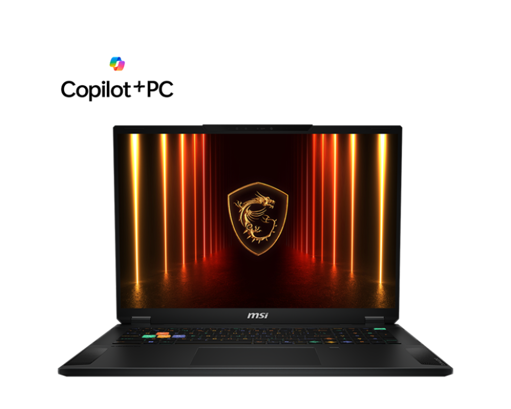 MSI Stealth A18 AI+ A3XWIG-013CA Midnight Black 18" UHD+ 3840x2400 MiniLED 120Hz AMD Ryzen AI 9 HX 370 64GB RAM 2TB SSD NVIDIA GeForce RTX 5080 Laptop 16GB Graphics Win11 Home 1YW English RGB Keyboard Gaming Notebook