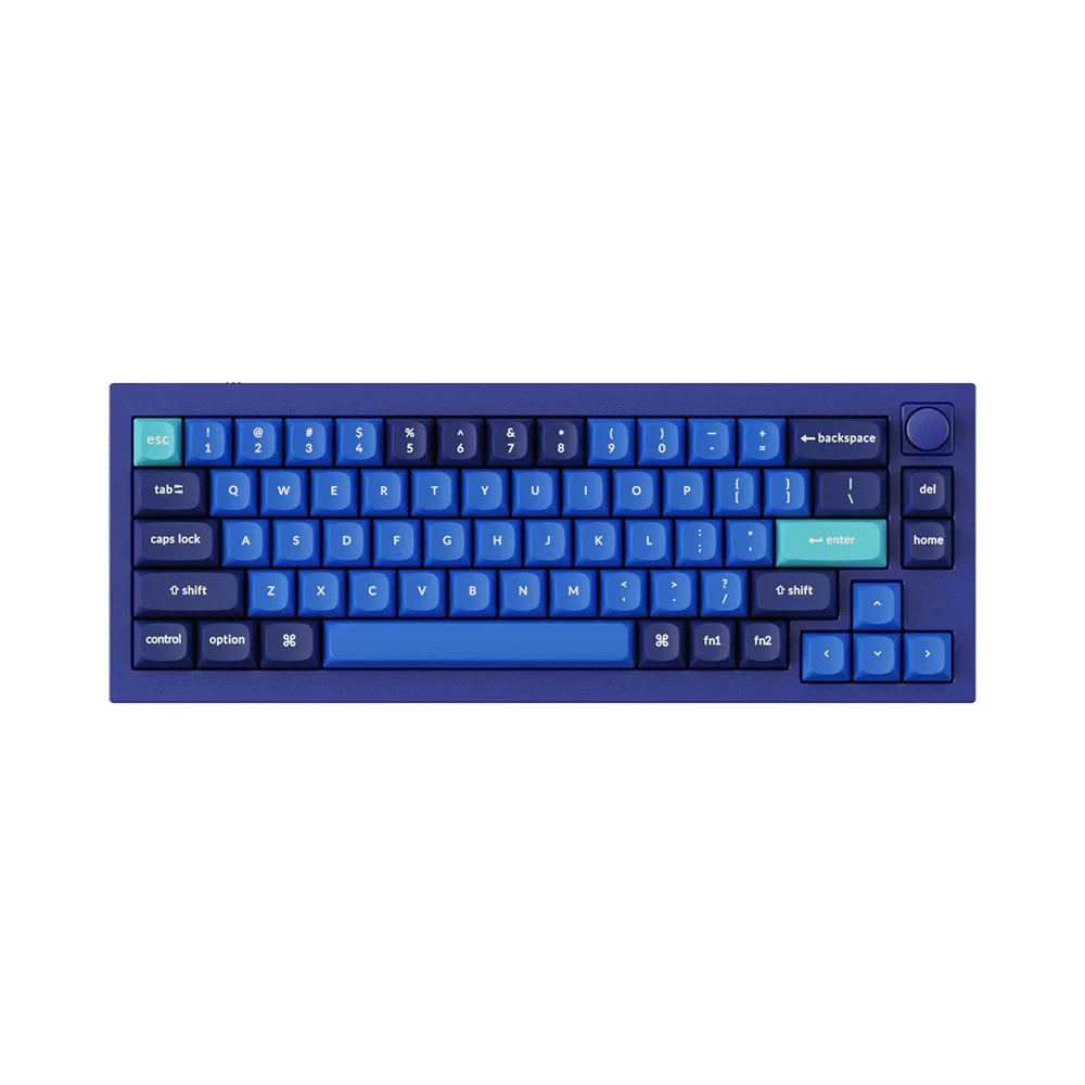 Keychron Q2 (65%) Navy Blue Gateron G Pro Red Mechanical Keyboard (Q2-O1)