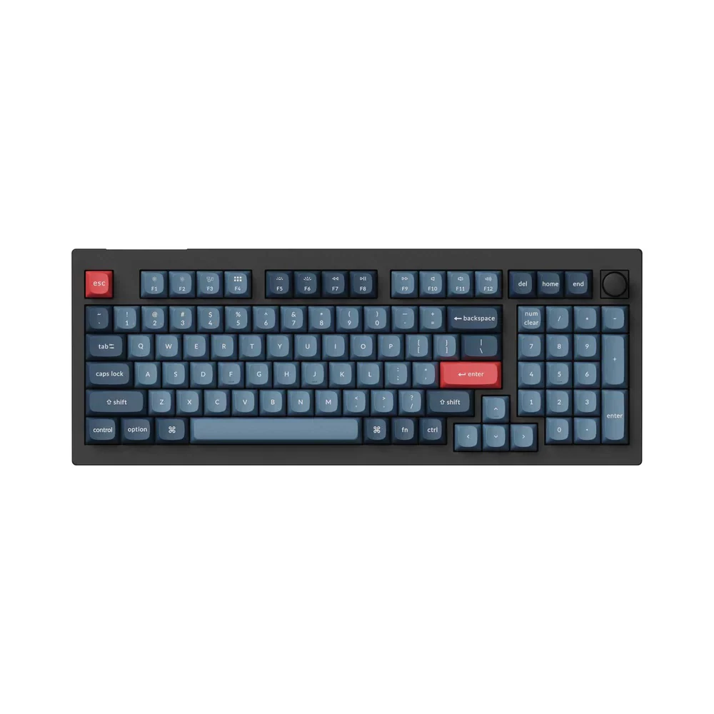 Keychron V5 Max (96%) Carbon Black Banana Switch Wired and Wireless Mechanical Keyboard (V5M-D4)
