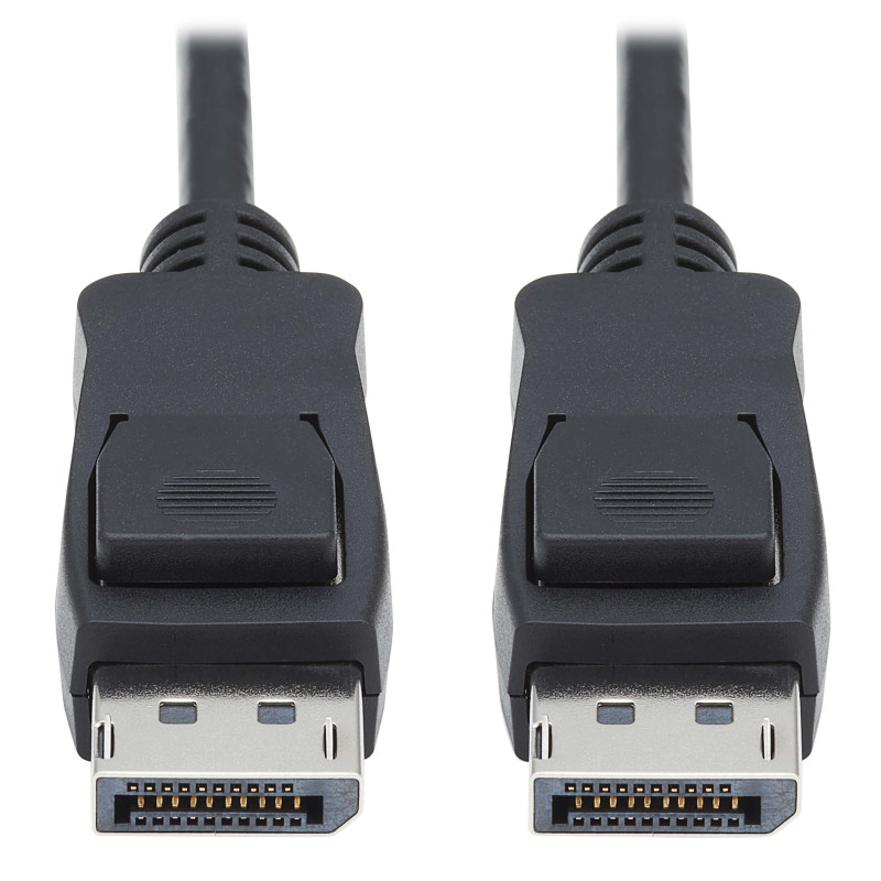 Tripp Lite series DisplayPort 1.4 Cable with Latching Connectors, 8K (M/M), Black, 3 ft. (0.9m) (P580-003-V4)