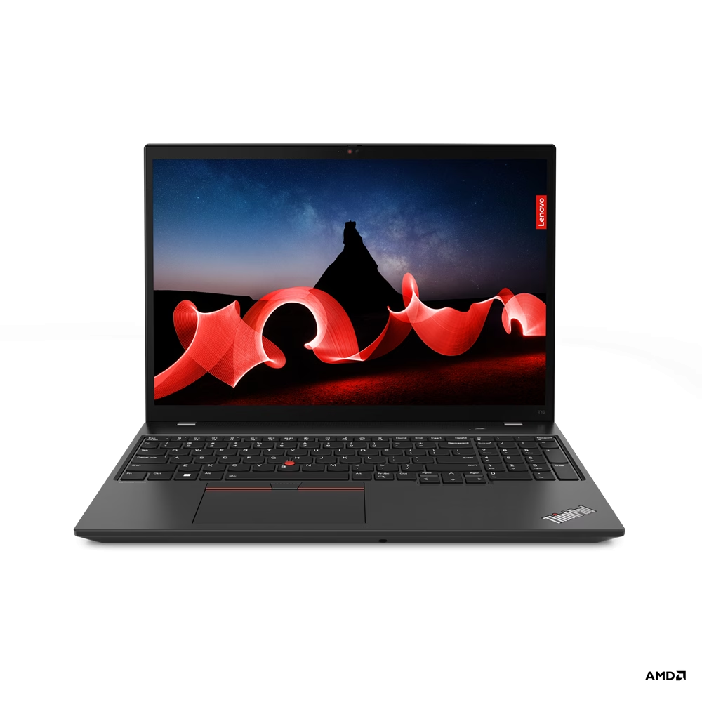 Lenovo ThinkPad T16 Gen 2 (AMD) Thunder Black 16.0" WUXGA 1920x1200 IPS TouchScreen AMD Ryzen 7 PRO 7840U 16GB RAM 512GB SSD AMD Radeon Graphics Win11 Pro 3YW Backlit English Keyboard Notebook (21K70008US)