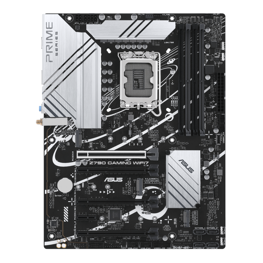 ASUS Z790 GAMING WIFI7 LGA1700 ATX Intel Z790 4xDIMM DDR5 3xM.2 USB 3.2 Intel 1Gb LAN Wi-Fi 7+BT Motherboard