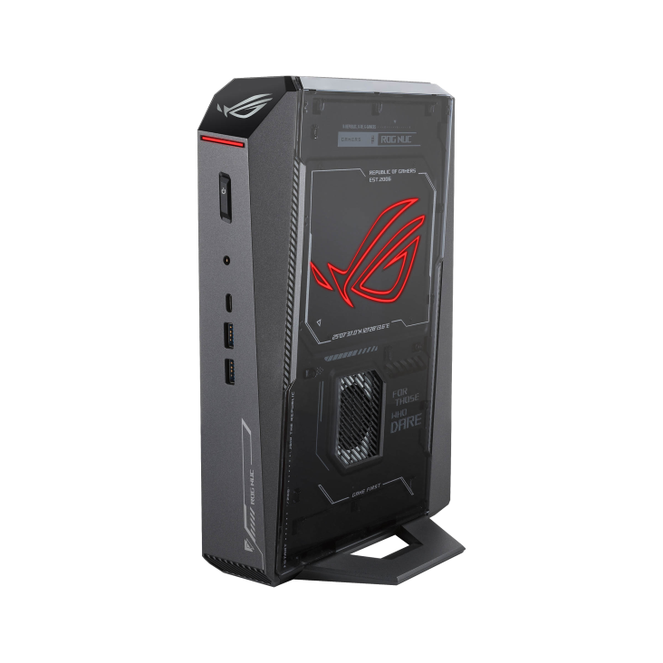 ASUS ROG NUC 2025 Black Intel Core Ultra 9 275HX 32GB RAM 2TB SSD NVIDIA GeForce RTX 5070 Ti Mobile 12GB Graphics Thunderbolt 4 2.5G LAN Wi-Fi 7+BT Win11 Home 3YW Mini PC (RNUC15JNK9X38AA1)