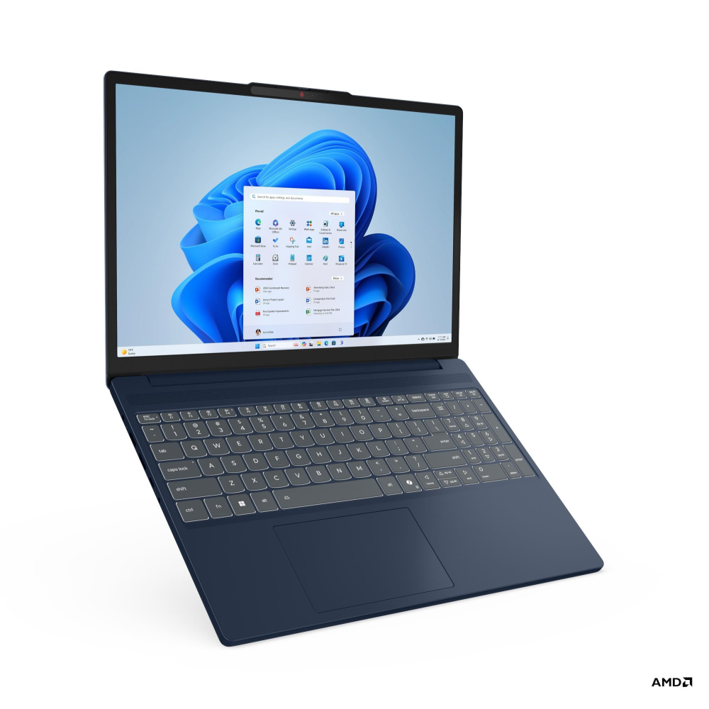 Lenovo IdeaPad Slim 3 15AHP10 Cosmic Blue 15.3" WUXGA 1920x1200 IPS TouchScreen AMD Ryzen 5 8540U 16GB RAM 512GB SSD AMD Radeon 740M Graphics Win11 Home 1YW Backlit Bilingual Keyboard Notebook (82XQ00G4CF)