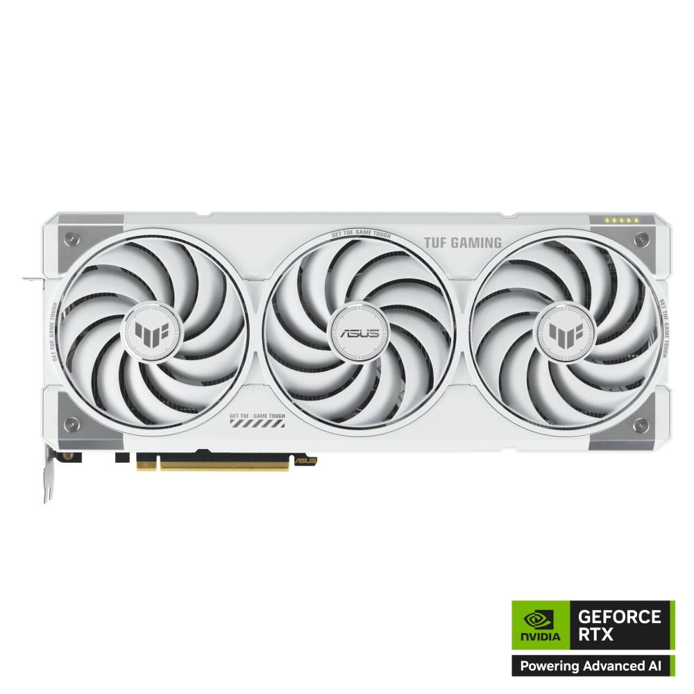 ASUS TUF Gaming GeForce RTX 5070 Ti 16GB GDDR7 White OC Edition PCIe 5.0 2xHDMI/3xDP Video Card (TUF-RTX5070TI-O16G-WHITE-GAMING)