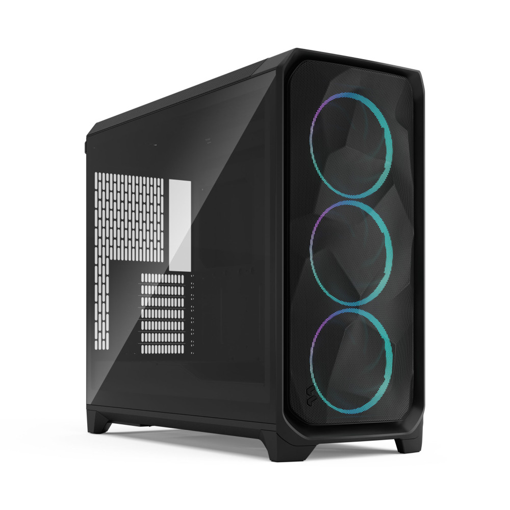 Fractal Design Meshify 3 XL Black RGB TG Light Tint E-ATX Full-Tower Case (FD-C-MES3X-04)