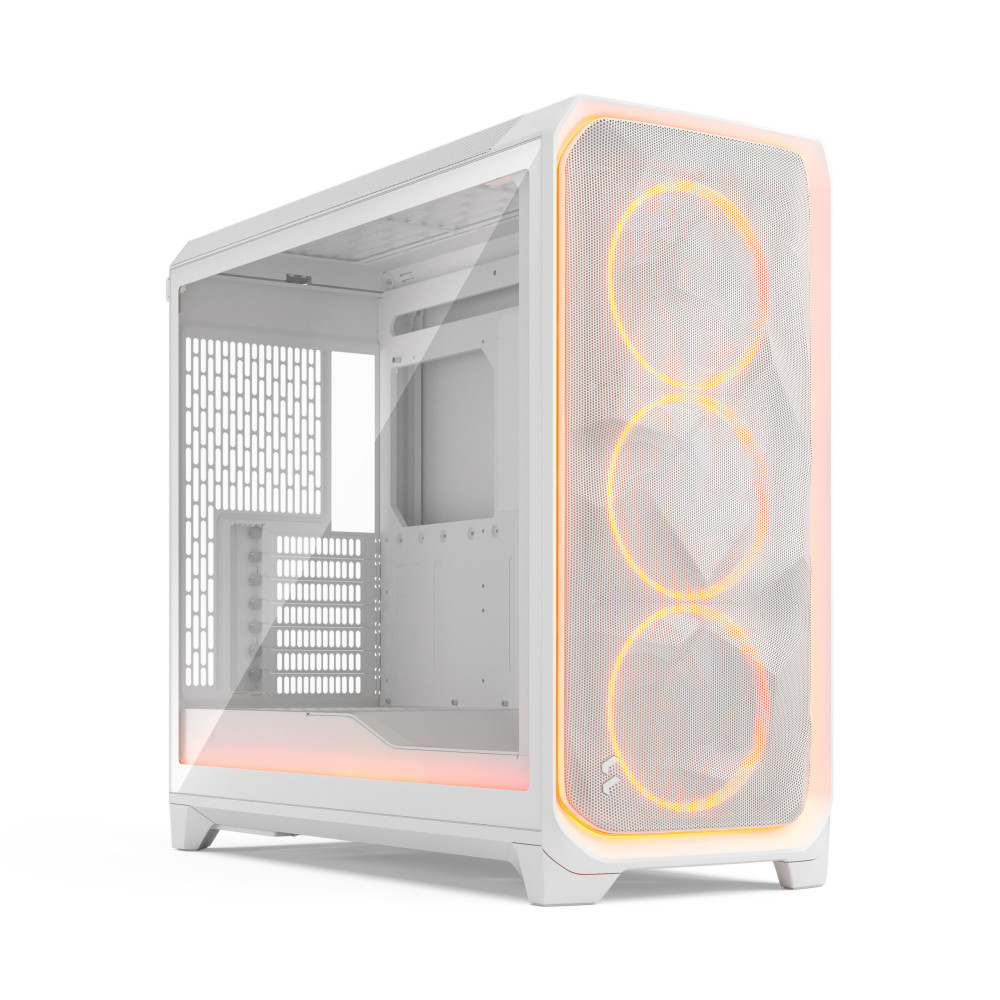 Fractal Design Meshify 3 XL Ambience Pro RGB White TG Clear Tint E-ATX Full-Tower Case (FD-C-MES3X-05)