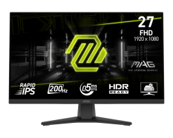 MSI MAG 272F 27" FHD 1920x1080 Rapid IPS 200Hz HDR Ready FreeSync Premium, HDMI,DP Moniteur de Gaming  (MAG272F)