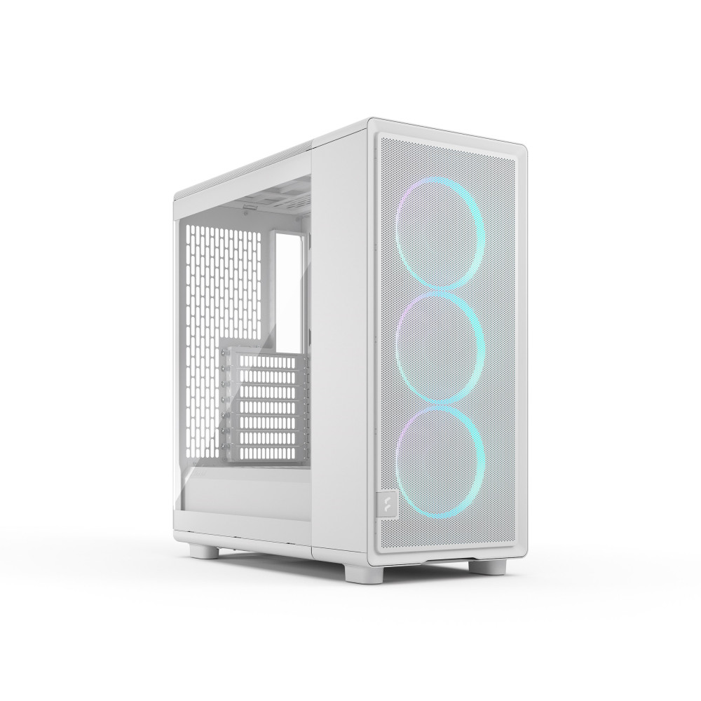 Fractal Design Epoch White TG RGB Clear ATX Mid-Tower Case (FD-C-EPO1A-05)