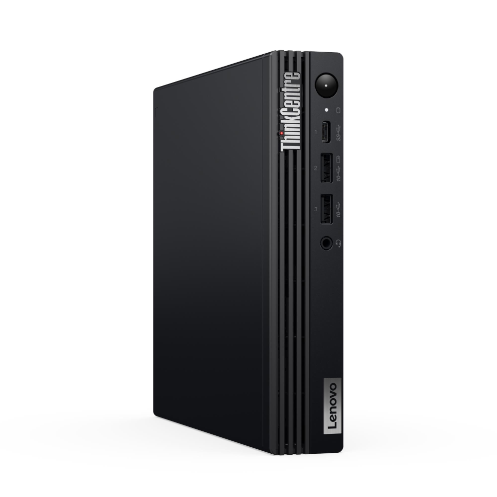 Lenovo ThinkCentre M70q Gen 5 Black Intel Core i5-14400T 16GB RAM 512GB SSD Intel UHD Graphics Win11 Pro 3YW French USB Keyboard and Mouse Desktop PC (12TD001RCA)