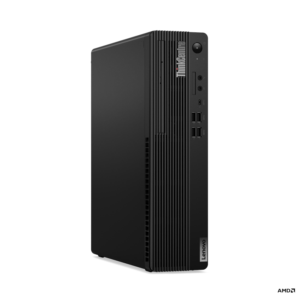 Lenovo ThinkCentre M75s Gen 5 Noir AMD Ryzen 7 PRO 8700G 16GB RAM 512GB SSD DVDRW AMD Radeon 780M Graphics Win11 Pro 3YW French USB Keyboard and Mouse Desktop PC (12TA000KCA)