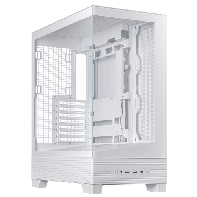 ASUS A31 White ATX Mid-Tower Case (A31 TG WHITE)