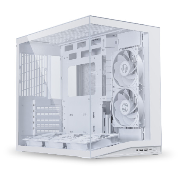 Lian Li O11 Dynamic MINI V2 Flow White ATX Mini-Tower Case (O11DMIV2FW)