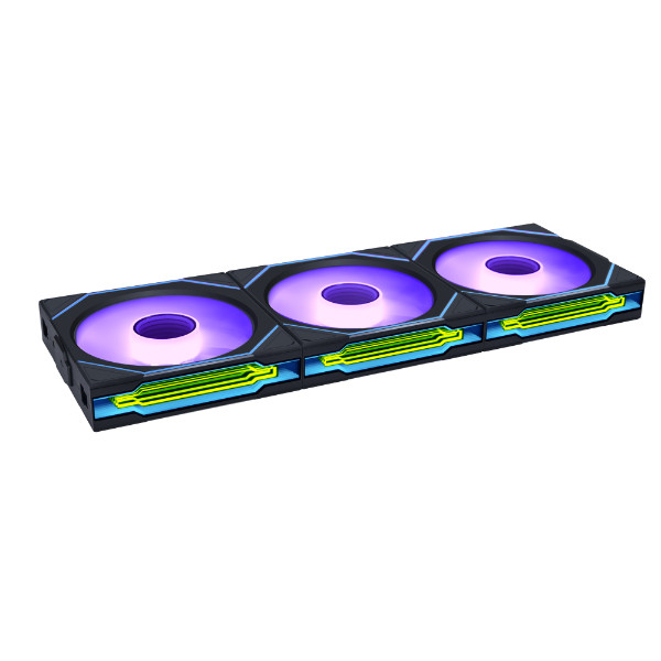 Lian Li UNI FAN SL-INF Wireless 120 Black Triple Pack with Controller 120mm ARGB Case Fan (12SLIN1W3B)