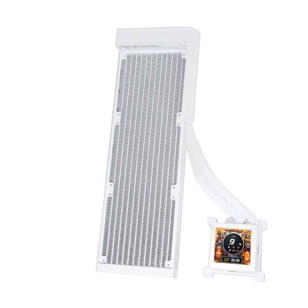 Lian Li HydroShift LCD 360N Fan-Less White 360mm AIO Liquid CPU Cooler (HSLCD36NW)