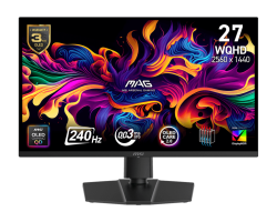 MSI MAG 272QP QD-OLED X24 27" QHD QD-OLED 240Hz HDR Ready Adaptive-Sync, Pivot, Hauteur, HDMI,DP,USB-C Moniteur de Gaming (MAG272QPQDOLEDX24)