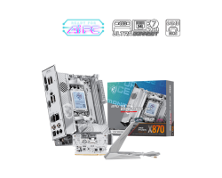 MSI MPG X870I EDGE TI EVO WIFI AM5 Mini-ITX AMD X870 2xDIMM DDR5 1xM.2 USB4 5Gb LAN Wi-Fi 7+BT Carte Mère Blanche (MPGX870IEDGETI)