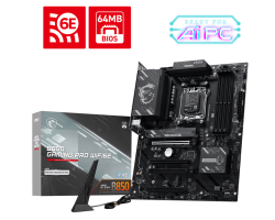 MSI B850 GAMING PRO WIFI6E AM5 ATX AMD B850 4xDIMM DDR5 2xM.2 USB 10Gbps 2.5Gb LAN Wi-Fi 6E+BT Carte Mère (PROB850GAMWIFI6E)