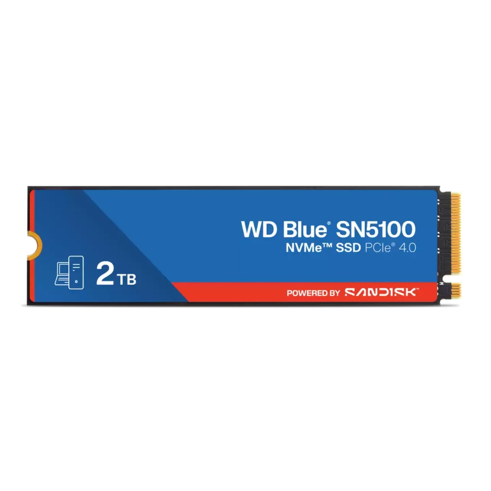 WD Blue SN5100 2TB NVMe PCIe Gen 4.0 x4 80mm M.2 SSD (WDS200T5B0E-00CPE0)