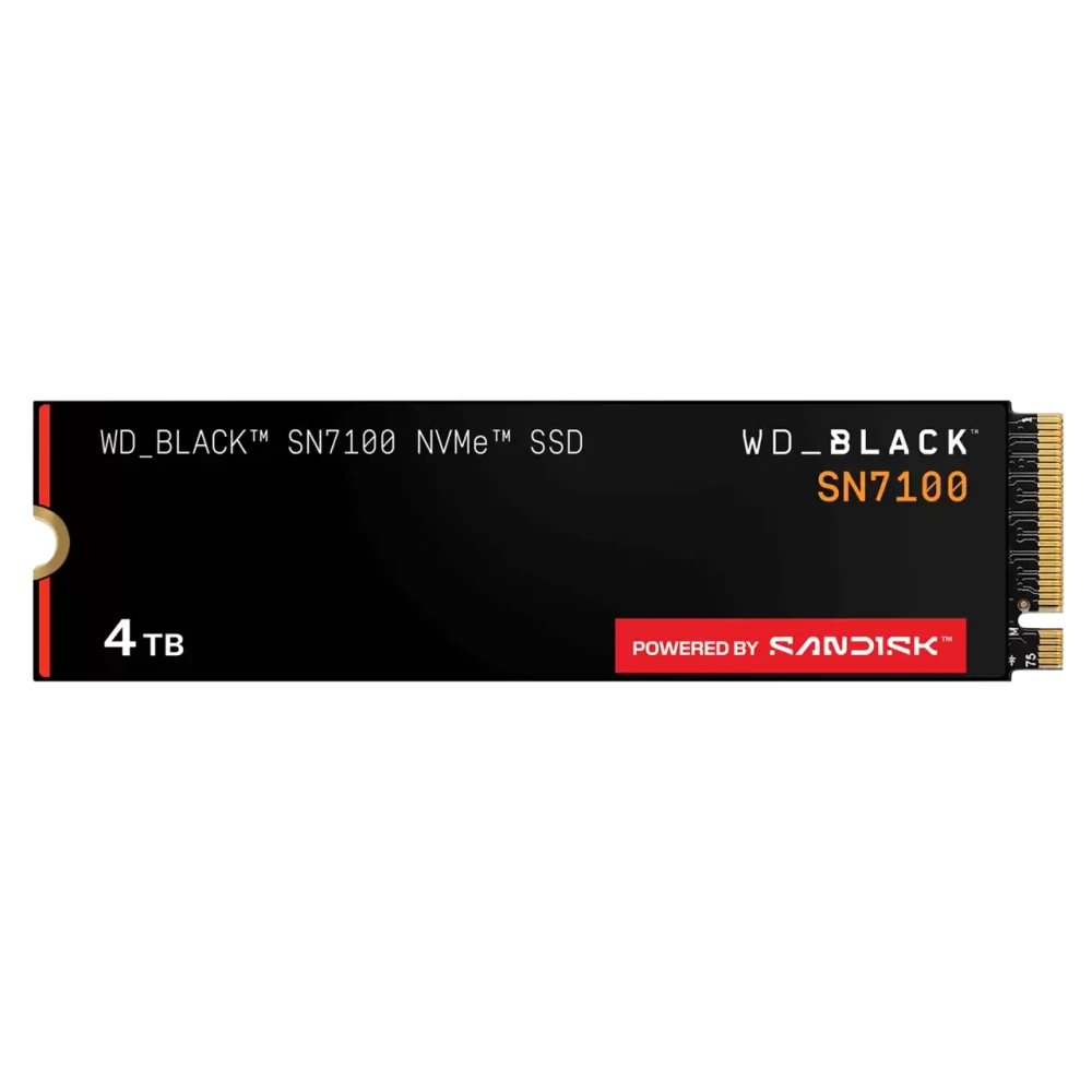 WD_BLACK SN7100 4TB NVMe PCIe Gen 4.0 x4 80mm M.2 SSD (WDS400T4X0E-00CJA0)