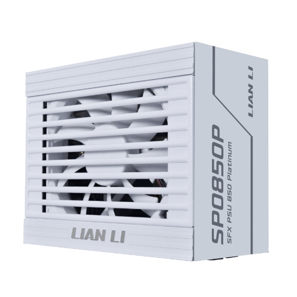 Lian Li SP850 Platinum White 850W 80 PLUS Platinum ATX 3.1 PCIe 5.1 SFX Fully Modular Power Supply (SP850P.W)