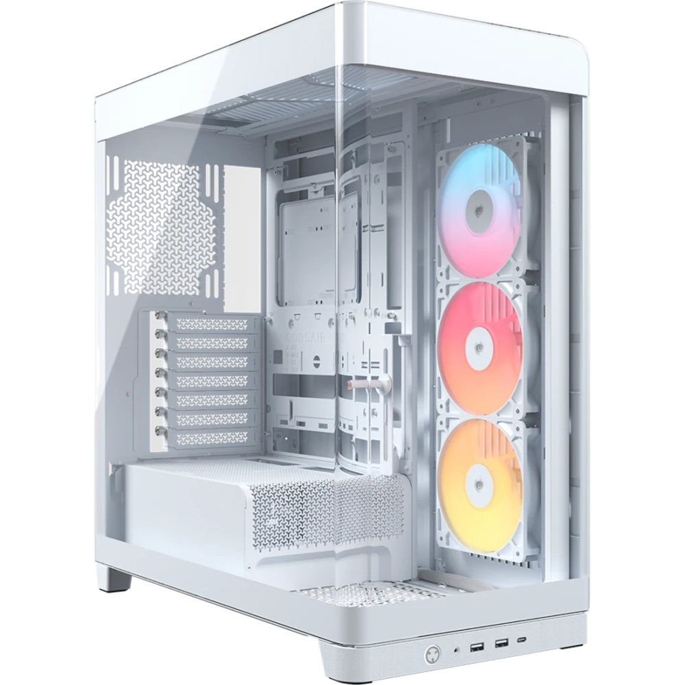 Corsair FRAME 4500X RS-R ARGB White Panoramic Glass ATX Mid-Tower Case (CC-9011315-WW)