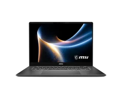 MSI Prestige 16 AI+ C3MG-097CA Gris Platine 16" 2.8K 2880x1800 OLED 120Hz Intel Core Ultra 9 386H 32GB RAM 1TB SSD Graphiques Intel Arc Win11 Famille 1AG Clavier Anglais Rétro-éclairé Ordinateur Portable