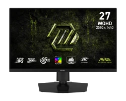 MSI MAG 274QPF E20 27" QHD 2560x1440 200Hz HDR FreeSync Premium, Pivot, Hauteur, HDMI,DP,USB-C Moniteur de Gaming (MAG274QPFE20)