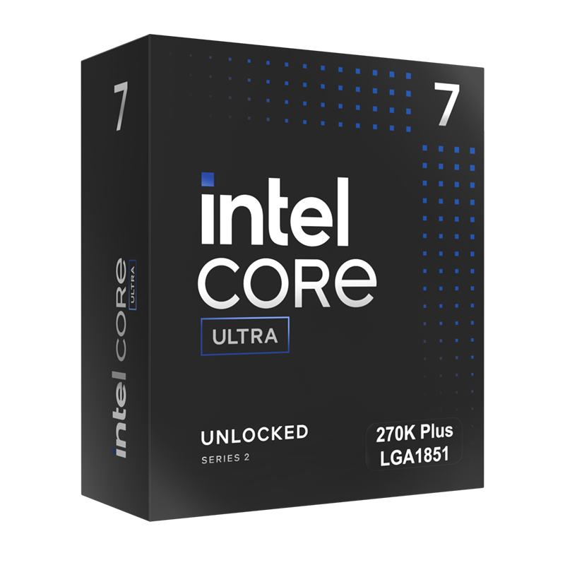 Intel Series 2 Core Ultra 7 270K Plus 24-Core (8P+16E) 3.7/5.5GHz LGA1851 125W Arrow Lake Intel Graphics CPU Processor (BX80768270K)