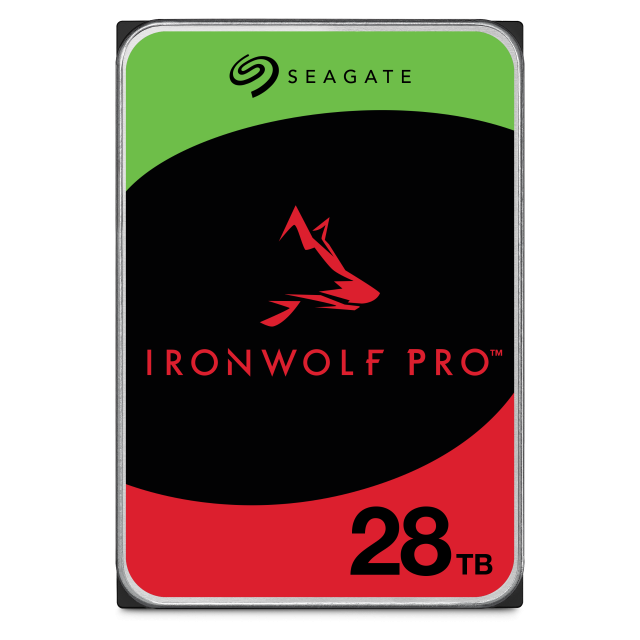 Seagate IronWolf Pro 28TB 7200RPM 512MB Cache SATA 6Gb/s 3.5" NAS HDD (ST28000NT000)