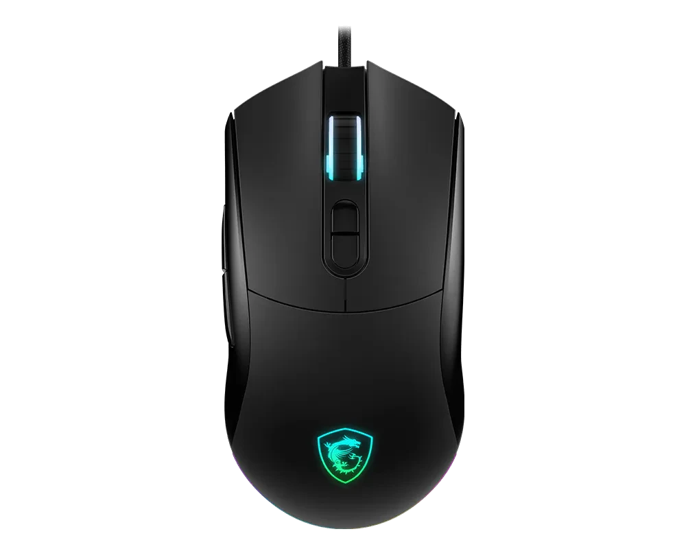 MSI FORGE GM320 Black Wired Gaming Mouse (FORGEGM320)