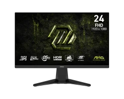 MSI MAG 245F X24 24" FHD 1920x1080 Rapid IPS 240Hz HDR Ready FreeSync Premium, HDMI,DP Moniteur de Gaming (MAG245FX24)