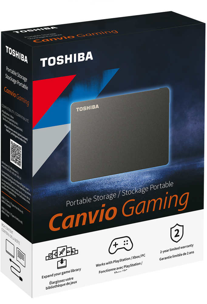 Toshiba Canvio Gaming 1TB USB 3.0 External Hard Drive (HDTX110XK3AA)